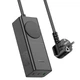 Удлинитель сетевой Hoco NS4 USB/Type-C 65W 3A PD/QC 4000W Черный - изображение 2