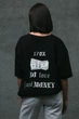 Жіноча Оверсайз Футболка З Принтом Without Dollar Black S/M (8049251) - изображение 1