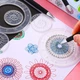 Набір Gadget Master Spirograph Deluxe для крислювання спирографом 22 шаблони 3 ручки - изображение 8