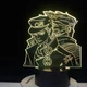 Настільний світильник-нічник ДжоДжо 2 JoJo - JoJo's Bizarre Adventure настільна 3D Лампа 16 Кольорів (USB 8084) - зображення 1