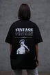 Жіноча Оверсайз Футболка З Принтом Without Vintage L/XL Black - изображение 3