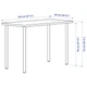 Стол IKEA LAGKAPTEN / ADILS черный 120х60 см 694.168.84 - изображение 5