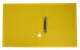 Папка-реєстратор двостороння, 2 D-обр.кільця, А4, ширина торця 40 мм, жовта - зображення 2