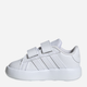 Tenisówki dziecięce dla dziewczynki na rzepy adidas Grand Court 2.0 Cf ID5273 26.5 Białe (4066765033024) - obraz 3