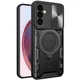 Ударопрочный чехол Bracket case with Magnetic для Samsung Galaxy A34 5G Black Без бренда - изображение 2