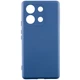Чохол TPU GETMAN Liquid Silk Full Camera для Xiaomi Redmi Note 13 Pro 4G / Poco M6 Pro 4G / Note 14S Синій / Navy Blue - зображення 1