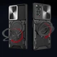 Ударопрочный чехол Bracket case with Magnetic для Xiaomi Redmi Note 11 Pro 4G/5G / 12 Pro 4G Black Без бренда - изображение 5