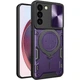 Удароміцний чохол Bracket case with Magnetic Samsung Galaxy S21 FE Purple Без бренду - зображення 2