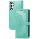 Шкіряний чохол (книга) Art Case з візитницею для Samsung Galaxy A25 5G Бірюзовий Без бренду - зображення 2