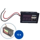 Индикатор заряда аккумулятора, вольтметр 12В, 2xUSB автомобильный 670225 - изображение 1