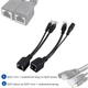 Сплиттер PoE для CCTV камер, 2шт, Ethernet 5.5x2.1мм - изображение 4