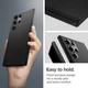 Чехол Spigen для Samsung Galaxy S24 Ultra - Liquid Air, Matte Black (ACS07287) - изображение 3