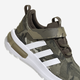 Buty sportowe chłopięce na rzepy adidas Racer Tr 23 El I ID8362 22 Khaki (4066759491281) - obraz 9