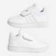 Tenisówki dziecięce dla dziewczynki na rzepy adidas Hoops Mid 3.0 Cf I GW0442 24 Białe (4065418378703) - obraz 10