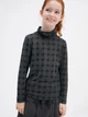 Подростковый теплый комплект (водолазка + юбка-шорты) для девочки Uniqlo 303588252 140 см Черный (1159802599) - изображение 3
