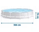 Каркасный бассейн Intex Prism Frame Pool 366x76 см с фильтр-насосом (IND-26712) - изображение 6