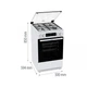 Кухонна плита Gorenje MEKS5121W - изображение 2