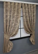 Комплект коротких штор VR-Textil Жаккард Sultan YL № 1207ш Капучино 130х170 см 2 шт (35-0080) - изображение 2