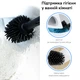 Йоржик для унітаза RZTK iClean Black з дозатором для миючих засобів - зображення 5