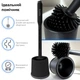 Йоржик для унітаза RZTK iClean Black з дозатором для миючих засобів - зображення 6