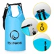 Гермомешок TSUNAMI Dry Pack 10 л водозащитный Sky Blue (P-5905973400046) - изображение 5