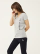 Футболка нательная женская U.S. Polo Assn 16596 L Серый меланж (8680557327151) - изображение 3