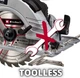 Пила Einhell циркулярна TE-CS 18/190 Li BL - Solo акум., PXC, безщітк., 3800 об/хв, 3.23 кг (без АКБ і ЗП) (4331210) - зображення 4