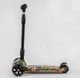 Детский самокат Best Scooter 46-009 MAXI. Складной алюминиевый руль, 3 PU колеса с подсветкой. Зеленый - изображение 3