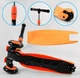 Самокат-велобег 3в1 Best Scooter BS-50584. 3 PU колеса с подсветкой, сидение, амортизаторы, родительская ручка - изображение 6