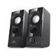 Колонки REAL-EL S-90 black, 2x3W, mini-jack3.5/USB (58230) - изображение 1
