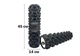 Масажний ролик EasyFit Extreme 45x14 см (EF-EXTR45BK) чорний (ролер, валик, циліндр для МФР та йоги, масажер для спини, ніг, рук, шиї) - зображення 1