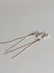 Сережки з перлинами "Pearl Cascade" Honey Fashion Accessories золотистий (120134) - зображення 7