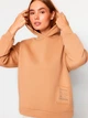 Худи оверсайз женское Trendyol TWOAW23SW00430 M Beige (8683047454160) - изображение 1