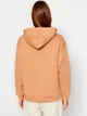 Худи оверсайз женское Trendyol TWOAW23SW00430 M Beige (8683047454160) - изображение 2