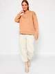 Худи оверсайз женское Trendyol TWOAW23SW00430 M Beige (8683047454160) - изображение 3