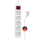 Сетевой фильтр питания ColorWay CW-PSEA55W, 5 розеток/ 5M white (CW-PSEA55W) - изображение 1