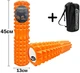 Массажный ролик-валик для МФР и йоги EasyFit Grid Roller 45 см v.2.2 роллер-массажер для спины, ног, рук и шеи в чехле EF-2028s-OR Оранжевый (56003265) - изображение 1