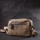 Сумка для женщин из натуральной кожи Vintage 22437 бежевая. - изображение 8