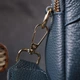 Модная сумка на два отделения из натуральной кожи Vintage 22355 синяя - изображение 9