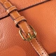 Модна сумка з жорстким каркасом з натуральної шкіри Vintage 22390 коричнева - зображення 10