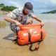 Сумка-баул водонепроницаемая Naturehike NH20FSB03 120 л Красная - изображение 7