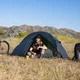 Намет надлегкий одномісний Naturehike 210T 205х155х110 см темно-синій (676755) - зображення 3