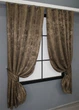 Комплект коротких штор VR-Textil Жаккард Sultan YL № 1203ш Коричневый 130х170 см 2 шт (35-0079) - изображение 2