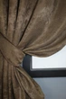Комплект коротких штор VR-Textil Жаккард Sultan YL № 1203ш Коричневый 130х170 см 2 шт (35-0079) - изображение 3