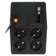 ИБП NJOY Horus Plus 1000 (PWUP-LI100H1-AZ01B), Lin.int., AVR, 4 x евро, USB, LCD, пластик - изображение 5