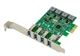 Плата расширения PCI-E на 4 х USB 3.0 5 Гбит/с расширитель портов VIA VL805 (655582878-1) Зеленый - изображение 10