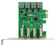 Плата расширения PCI-E на 4 х USB 3.0 5 Гбит/с расширитель портов VIA VL805 (655582878-1) Зеленый - изображение 11