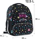 Шкільний рюкзак GoPack Pink Power каркасний 38x28x15 см Чорний (GO24-597M-2) - зображення 3