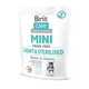 Сухой корм Brit Care Mini GF Light & Sterilised для взрослых собак мелких пород с лишним или стерилизованным весом, с кроликом и лососем 0,4 кг (170786) - изображение 1