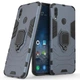 Чехол Fiji Ring для Huawei Y7 2019 / Y7 Prime 2019 бронированный бампер с кольцом подставкой темно-синий - изображение 1